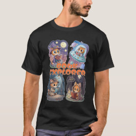 Camiseta Book Explorer – Cute Cat Reading Adventure