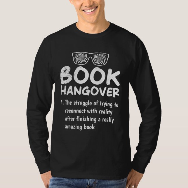 Camiseta Book Hangover book  and booknerds Bookworm (Anverso)