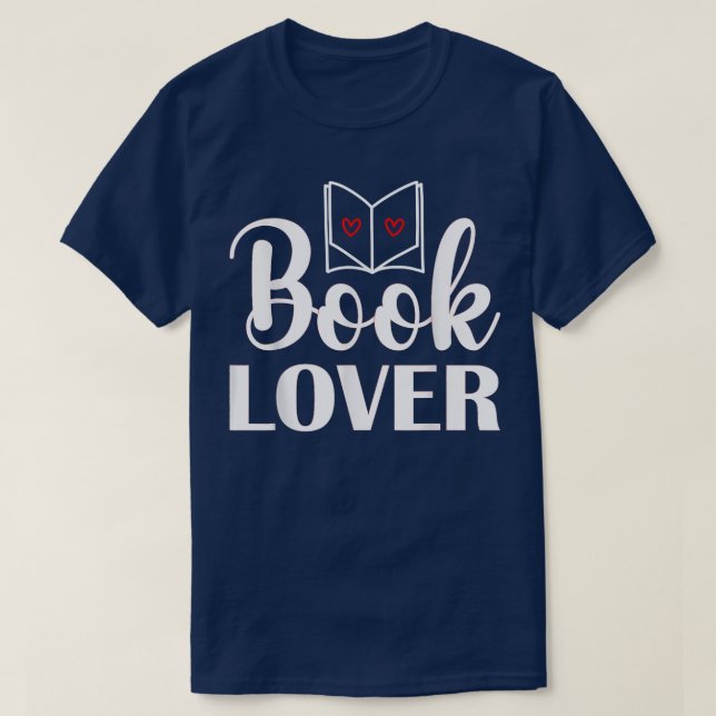 Camiseta Book Lover  (Diseño del anverso)