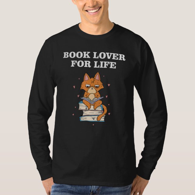 Camiseta Book Lover for Life_1 (Anverso)