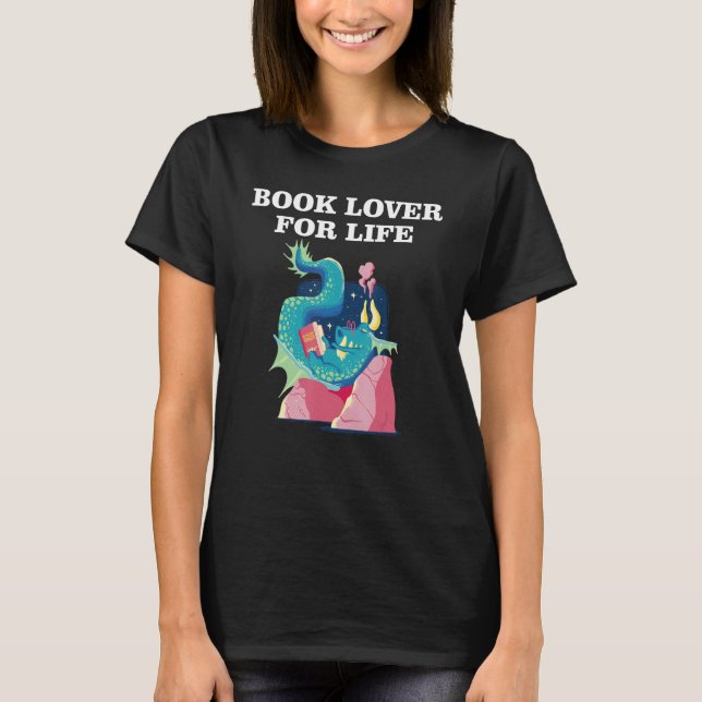 Camiseta Book Lover for Life_4 (Anverso)