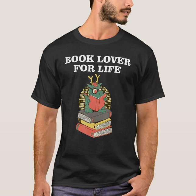 Camiseta Book Lover for Life_5 (Anverso)