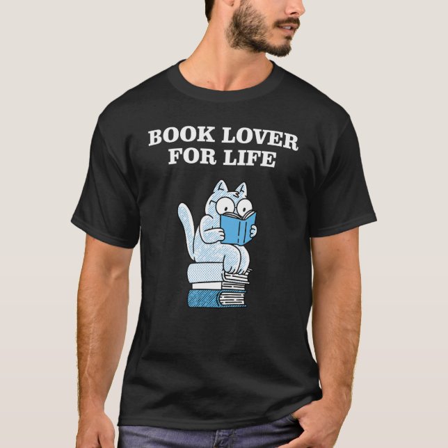 Camiseta Book Lover for Life_9 (Anverso)