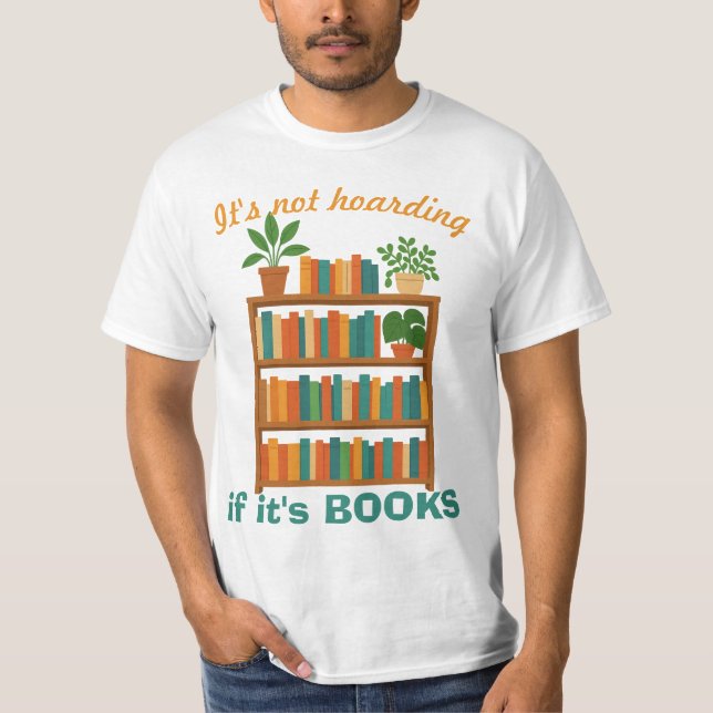 Camiseta Book-Lover Humorous T-shirt (Anverso)