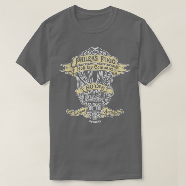 Camiseta Book Lover Phileas Fogg Holiday Company (Diseño del anverso)