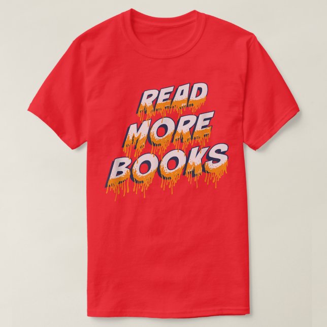 Camiseta Book Lovers Read More Books Librarian Apparel  (Diseño del anverso)