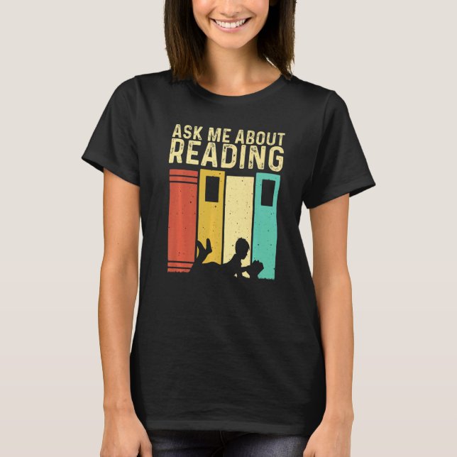 Camiseta Book  Men Women Reading Readers Librarian (Anverso)