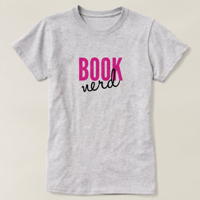 Camiseta Book Nerd 2 (Diseño del anverso)