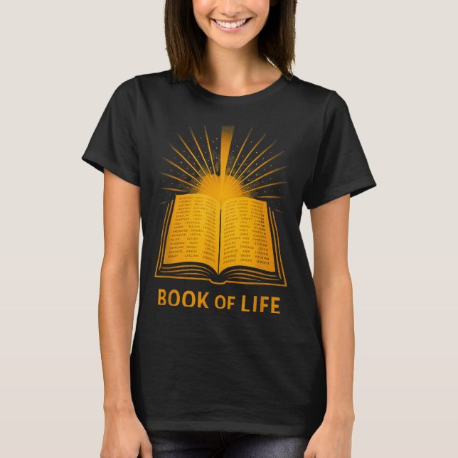 Camiseta Book Of Life Christian Spiritual Bible Verse Inspi (Anverso)