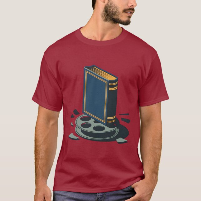 Camiseta Book Over Film Icon (Anverso)