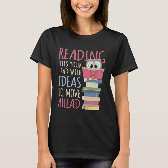 Camiseta Book Reader Reading Library & Librarian Bookworm O (Anverso)