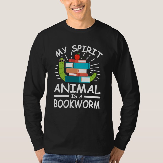 Camiseta book reading bookworm library books librarian (Anverso)