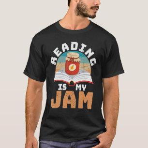 Camiseta Book Reading Is Jam Books Reader Graphic