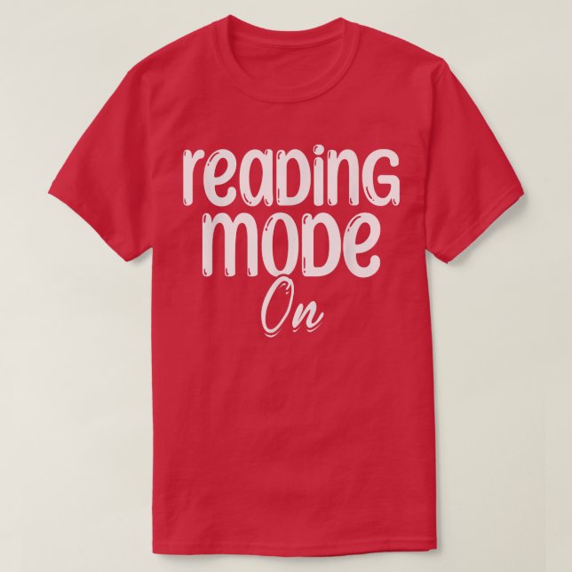 Camiseta Book Reading Mode On Library Book Lover Reading Bo (Diseño del anverso)