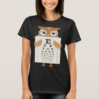 Camiseta Book Reading Owl Bird Wisdom Smart