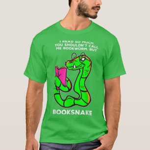 Camiseta Book snake saying for bookworm love reading books 
