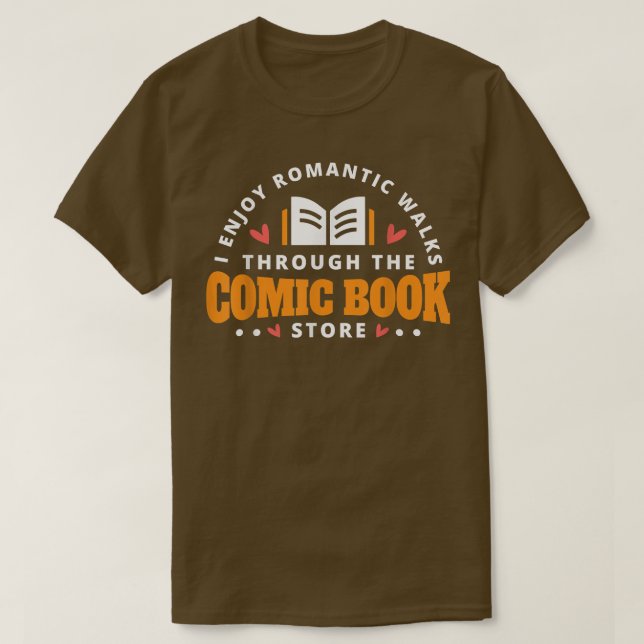 Camiseta Book Stuff Book Lovers Comic Book187 (Diseño del anverso)