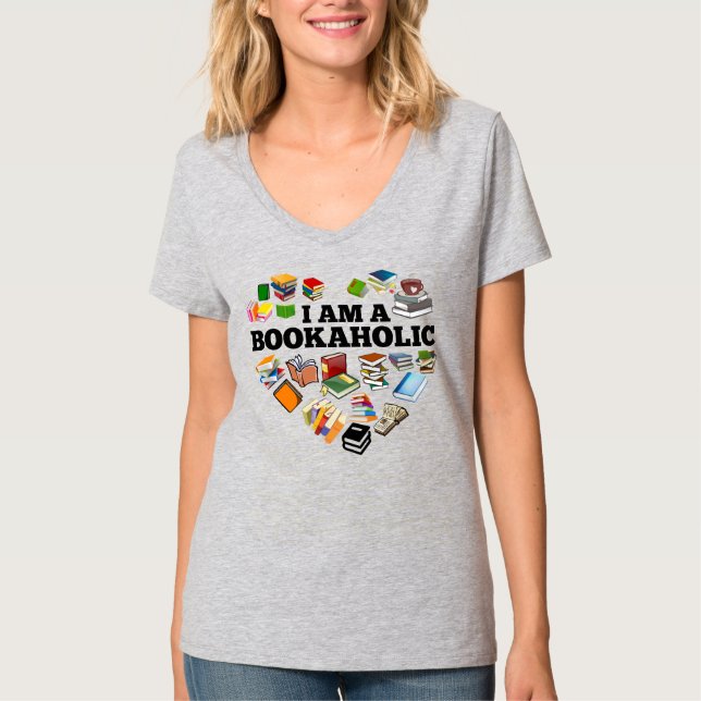 Camiseta Bookaholic (Anverso)