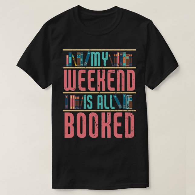 Camiseta Bookaholic Book Lover Bookish Bookworm (Diseño del anverso)