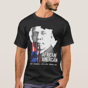 Camiseta Booker afroamericano T Washington Black History
