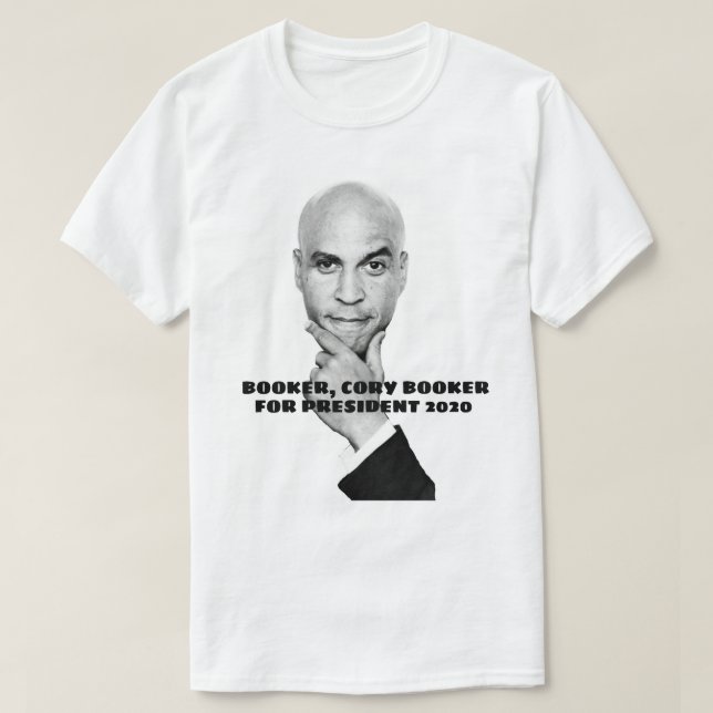 Camiseta Booker de Cory para el presidente (Diseño del anverso)