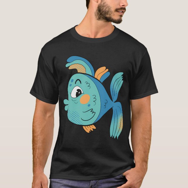 Camiseta Booker el pez tropical (Anverso)