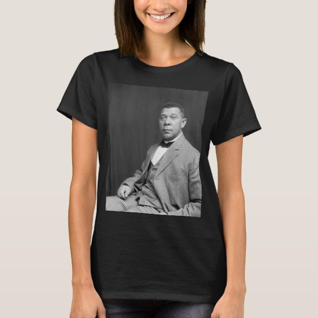 Camiseta Booker Taliaferro Washington: Educador Negro (Anverso)