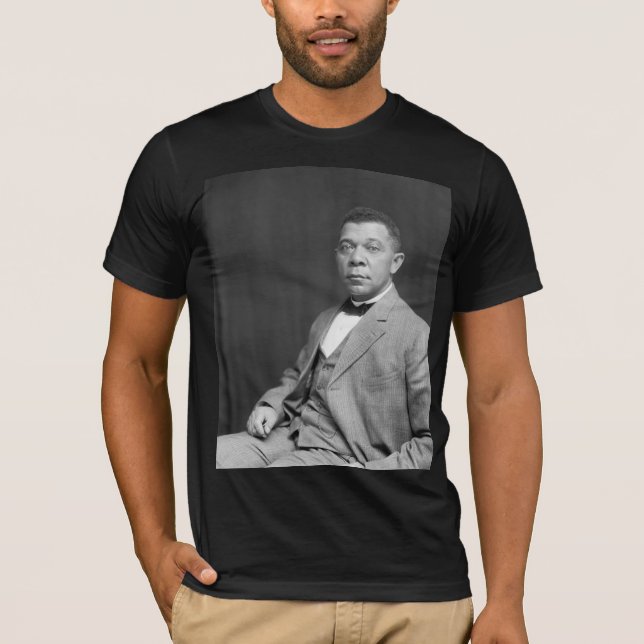 Camiseta Booker Taliaferro Washington: Educador Negro (Anverso)