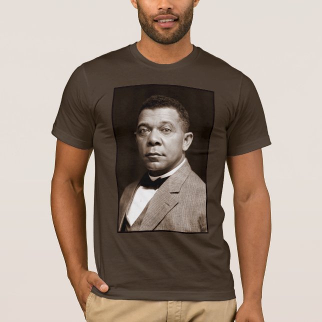 Camiseta Booker Washington: Educador afroamericano (Anverso)