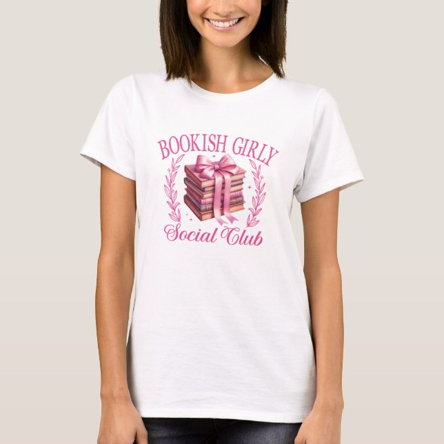 Camiseta Bookish Girly Social Club (Anverso)