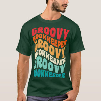 Camiseta Bookkeeper Vintage Retro 60s 70s 80s Vibes