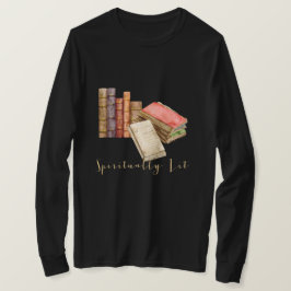 Camiseta Booklover Chica espiritual acuarela de manga larga