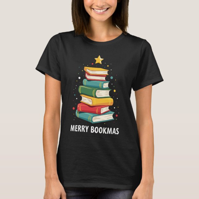 Camiseta Bookmas de Cerezo - Festividad para los amantes de (Anverso)
