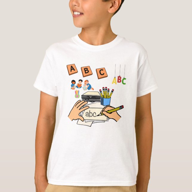 Camiseta "Books, Brains & Bright Ideas" (Anverso)