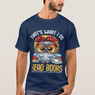 Camiseta Books Coffee Night Owl T-Shirt