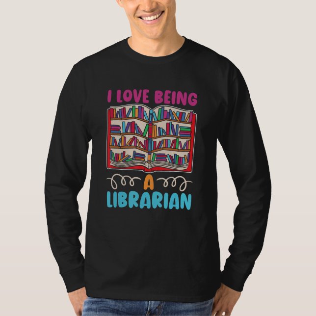 Camiseta Books Cute Writer Librarian  Library Bookworm Book (Anverso)
