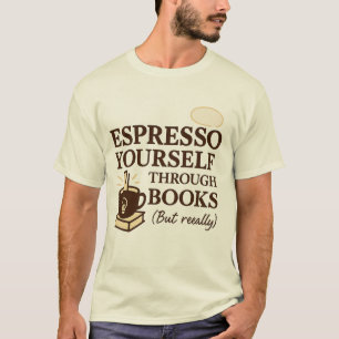 Camiseta Books & Espresso Shirt - Para Los Momentos Cómodos