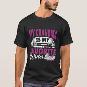 Camiseta Books Pen Abuela es mi escritor favorito