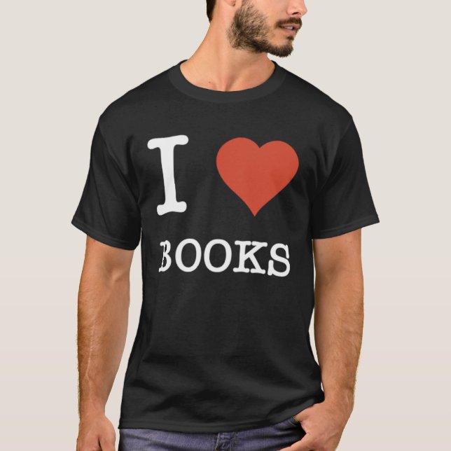Camiseta books reading library bookworm book  1 (Anverso)