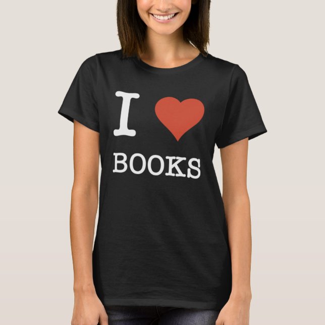 Camiseta books reading library bookworm book  1 (Anverso)