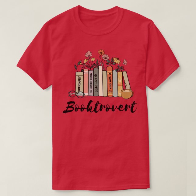 Camiseta Booktrovert 18 (Diseño del anverso)
