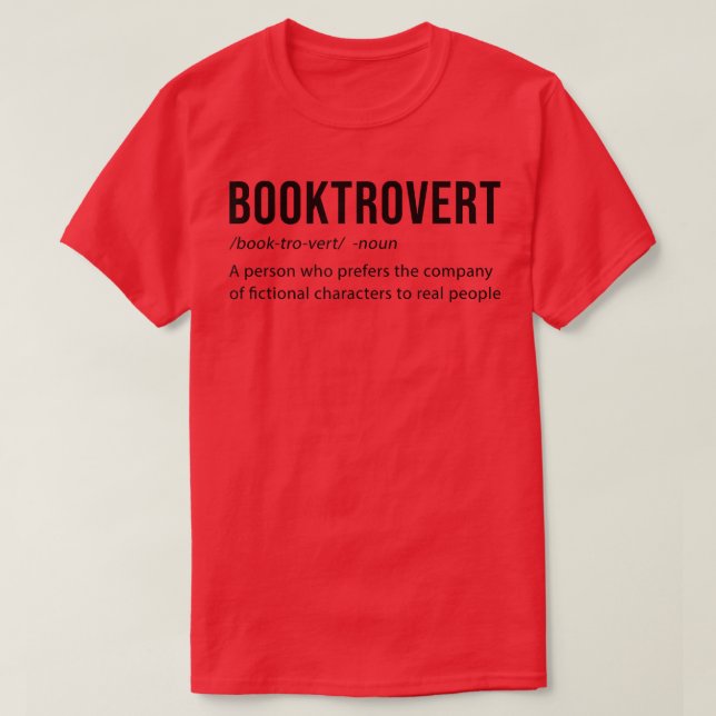 Camiseta Booktrovert Definition Book Lover Y Library Gi (Diseño del anverso)