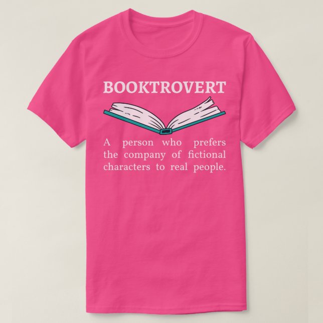 Camiseta Booktrovert Definition II Book Lover (Diseño del anverso)