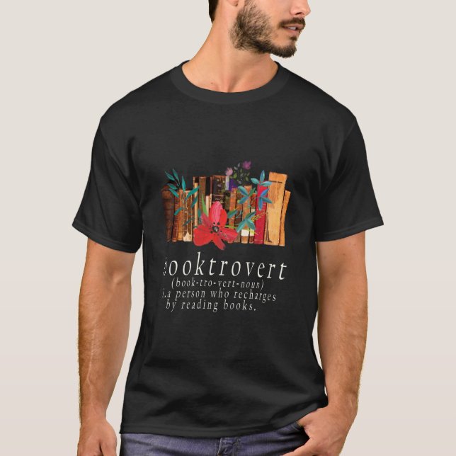 Camiseta Booktrovert, Funny Book Reader (Anverso)