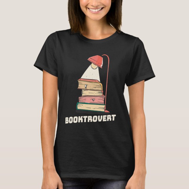 Camiseta Booktrovert  Reading Reader Bookworm Teacher (Anverso)