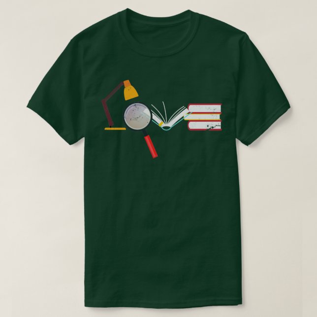 Camiseta Bookworm Bibliophile Reading (Diseño del anverso)
