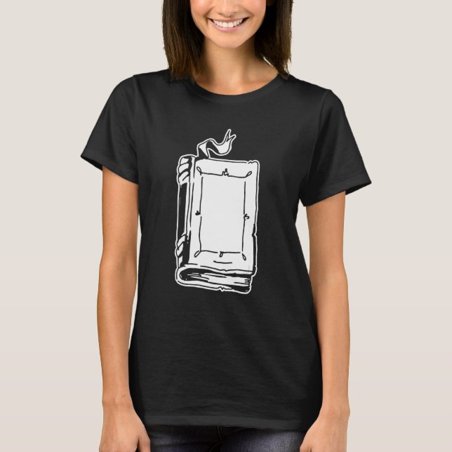 Camiseta Bookworm Books Bibliophile Librarian Literature  B (Anverso)