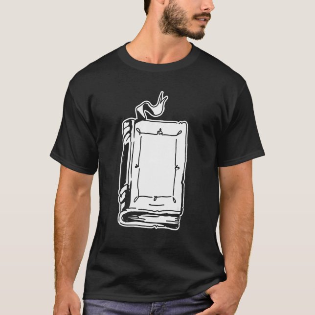 Camiseta Bookworm Books Bibliophile Librarian Literature  B (Anverso)