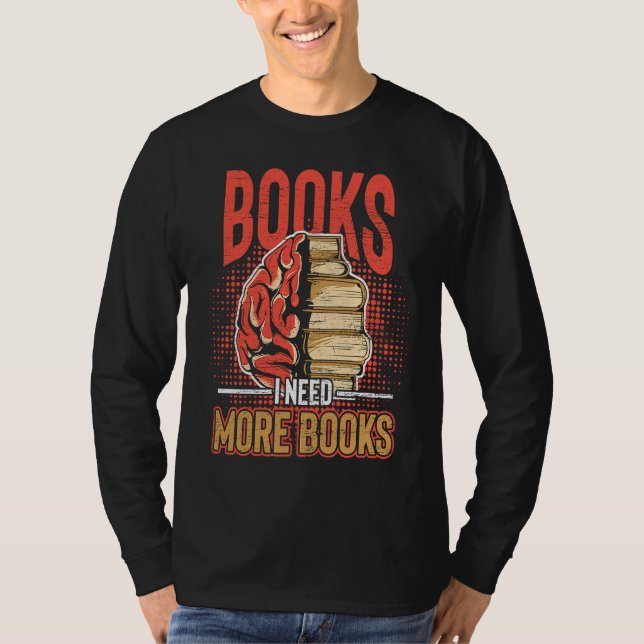 Camiseta Bookworm Books  Reading (Anverso)