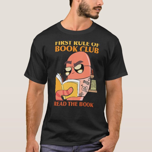 Camiseta Bookworm del club del libro (Anverso)